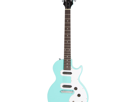 Epiphone Les Paul SL Melody Maker 22-Fret Ceramic SS Electric Guitar with Gloss Finish (Turqouise) | ENOLTQCH1-GC on Sale