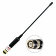 BaoFeng AL-800 SMA-Female High Gain Telescopic Dual Band Extendable Radio Antenna VHF UHF 144 430MHz with 79cm Maximum Length, 50W Power for Walkie Talkie Two Way Radio Sale