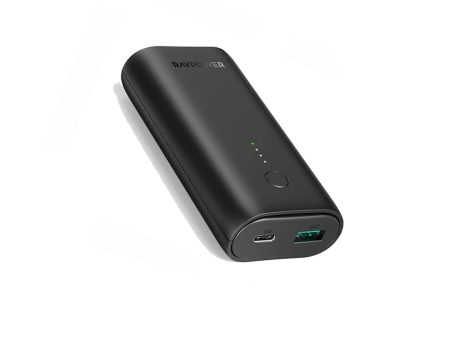 RAVPower 10000mAh Powerbank High Speed Charging 20W Super Slim Size with USB-C Cable Portable Charger | RP-PB205 For Cheap