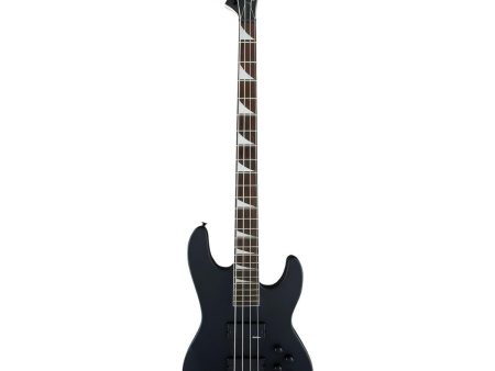 Jackson JS3 JS Series 4-String Electric Concert Bass Guitar HH with 24 Frets, Humbucking Pickups, Amaranth Fingerboard, Gloss Finish (Satin Black) Online Sale