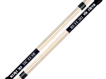 Vic Firth Rute 202   606 Drumsticks with Rubber Handles and 19 Dowels (.125 ) or 7 Dowels (.188 ) Supply