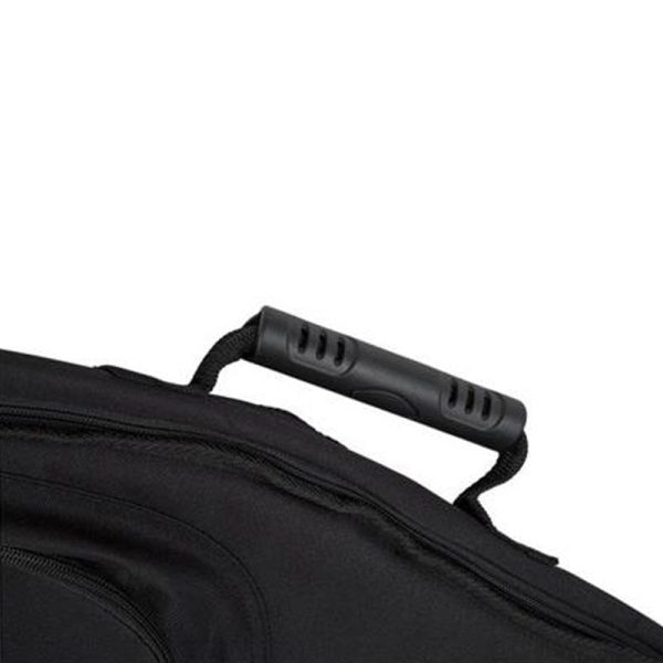 Gretsch Jet Baritone Bass Guitar Gig Bag Padded Case with Leather Logo (Black) on Sale