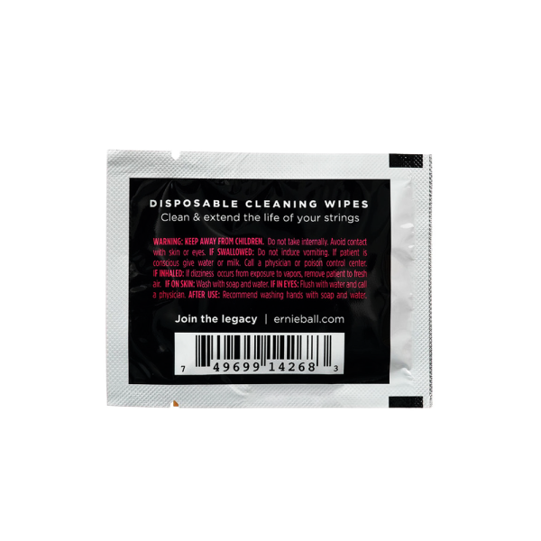 Ernie Ball Wonder Wipes Guitar String Cleaner with Lubricating Formula for Optimum Tones and Longer String Life | 4277 Online now