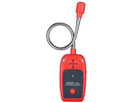 [CLEARANCE] Wintact WT8820 Portable 30cm Gooseneck Combustible Gas Detector with Audible and Visual Alarm for Flammable Gases Leakage Monitoring Cheap