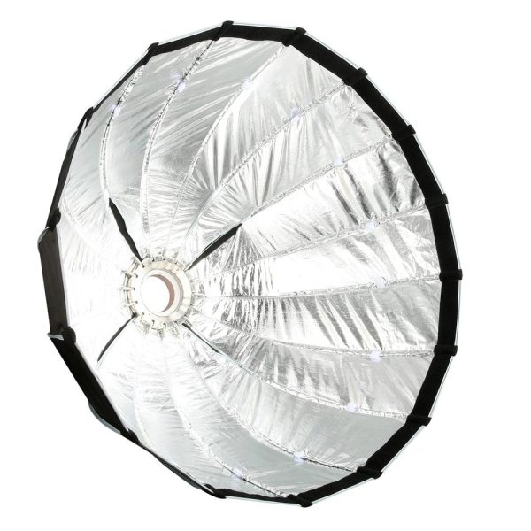 Viltrox VP-90 90cm Foldable Deep Parabolic Softbox Reflector Diffuser with 62cm Depth, Carrying Bag and Honeycomb Grid Filter for Studio Photography and Lighting Fashion