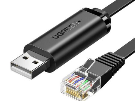 UGREEN RJ45 Ethernet LAN to USB 2.0 Type-A Networking Console Cable for PC Laptop and Network Routers and Switches (1.5M, 3M) | 50773 60813 For Sale