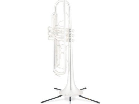 Hercules TravLite Foldable Trumpet Stand with 5kg Weight Capacity, Compact In-Bell Design, Velvet Base | DS410B Online Hot Sale