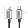 ORICO GQZ29 (1m   1.5m   2m) USB Type C to Lightning Fast Charging Data Cable 14.5V 2A PD 29W, 480Mbps Transmission Rate, Nylon-Braided Zinc Alloy for iPhone, iPad, Air Pods Online Sale