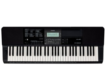 Casio CT-X800 61 Key Touch Sensitive Piano Keyboard with Pitch Bend Wheel, Auto-Harmonize, Grading and Voice Instruction, Music Presets, Auto-Accompaniment & Arpeggiator Online now