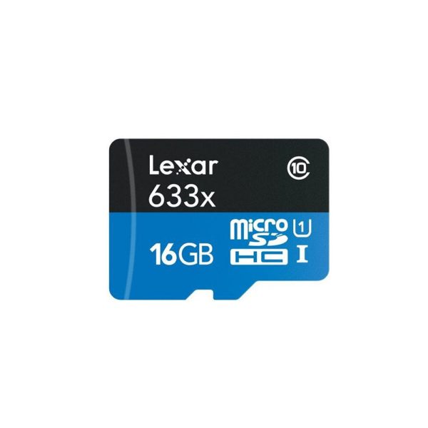 Lexar 16GB High Performance SDXC V30 633x U1 UHS-1 Class 10 Micro SD Card with 95Mb 20Mb s Read and Write Speed and SD Card Adapter Online Hot Sale