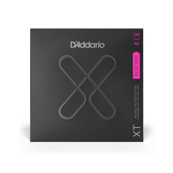 D Addario XT Super Light Coated Electric Guitar Strings Set with Nickel Steel Core for Bright and Natural Tones (.009-.042) | XTE0942 For Sale