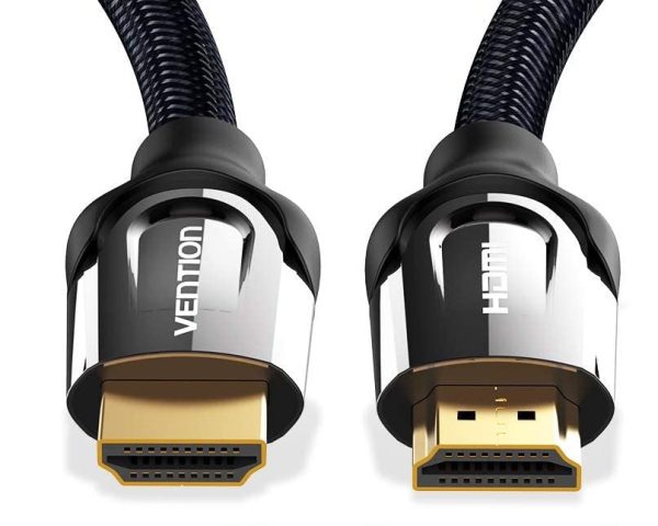 [CLEARANCE] Vention 4K HDR Nylon Braided HDMI Cable with 18 Gbps High Speed Ethernet and Dolby True Audio Support (0.75m, 1m, 1.5m, 2m, 3m) | VAA-B05 Discount