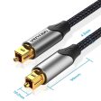 [CLEARANCE] Vention (1m - 15m) Digital Toslink Optical Fiber Audio Extension Cable Aluminum Alloy Type Gold-Plated for TV, PS4, PlayStation, Xbox, PC, Gaming, Camera, Printer | BAVB Series For Cheap