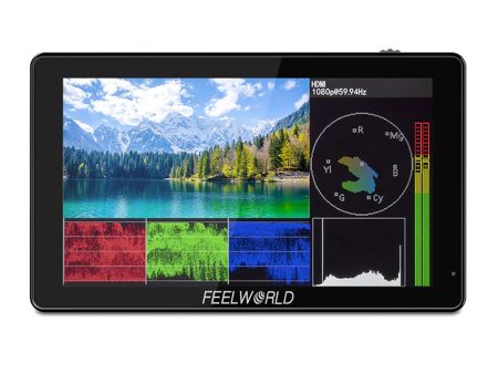 Feelworld LUT5 5.5  Touchscreen DSLR On-Camera Field Monitor with 4K HDMI In   Out, Ultra Bright with 3000Nits, 3D LUT, 368 PPI Pixel Density and 160 Degree Wide-Viewing Angle for Outdoor Videography Online