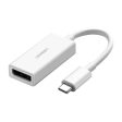 UGREEN 4K 60Hz USB-C Male to DisplayPort DP Female Cable Adapter Cable for PC Laptops and TV Monitor Display (White) | 40372 Online Hot Sale