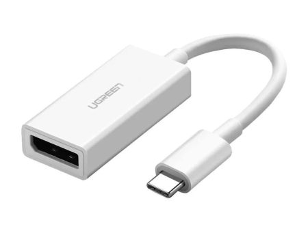 UGREEN 4K 60Hz USB-C Male to DisplayPort DP Female Cable Adapter Cable for PC Laptops and TV Monitor Display (White) | 40372 Online Hot Sale