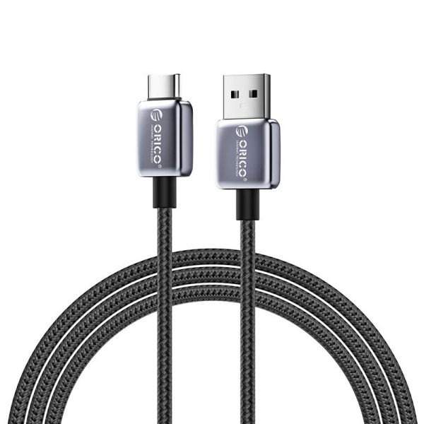 ORICO GQA66 2m 1.5m 1m USB-A to USB Type C Fast Charging Data Cable PD 66W, 480Mbps Transmission Rate, Nylon-Braided Aluminum Alloy for Smartphones, Android, Tablet Hot on Sale