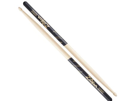 Zildjian Hickory Wood Drumsticks Acorn Tip for Drums and Cymbals (Black Natural, Red White) | Z5AACD, Z5AACWDR Supply