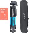 Jeifn by Zomei Q111 4-Section Portable Travel Camera Tripod with 58  Max Height, 5Kg Max Payload with QR Quick Release Plate and Aluminum Construction on Sale