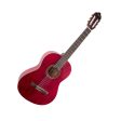 Valencia 200 Series Classical Full Size Acoustic Guitar with 6-String Nylon, 19 Frets Right-Handed for Student Musicians, Beginner Players (Classic Sunburst, Transparent Wine Red) | VC204CSB, VC204TWR Online now