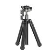 Ulanzi MT-63 Portable Camera Tripod Monopod with 360° Panoramic Head, Built-In Phone Clip, Horizontal, Vertical, and Center Shaft Inverted Shooting Mode, 26cm to 150cm Adjustable Height for Smartphone, DSLR, SLR, Mirrorless | T028GBB1 Online Hot Sale