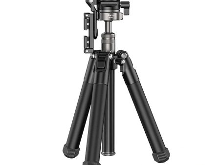 Ulanzi MT-63 Portable Camera Tripod Monopod with 360° Panoramic Head, Built-In Phone Clip, Horizontal, Vertical, and Center Shaft Inverted Shooting Mode, 26cm to 150cm Adjustable Height for Smartphone, DSLR, SLR, Mirrorless | T028GBB1 Online Hot Sale