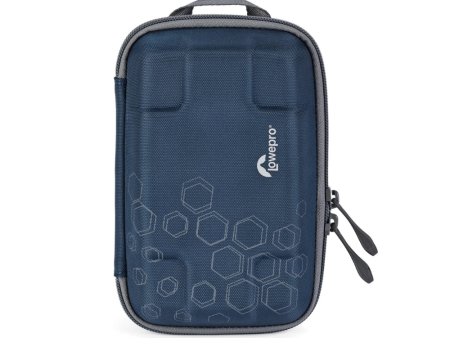 Lowepro Dashpoint AVC 1 High Impact Hard-Shell Case with Dual Zipper Function, Side Handle Grip, Soft Interior and Removable Padded Divider for Sports Action Camera Photography (Black, Galaxy Blue) Online Sale