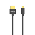 SmallRig Ultra Slim 4K Mini   Micro HDMI Male to Male Video Cable (C to A) (D to A) with 3.6mm Outer Diameter, Cable Tie and PVC Material for Camera Rig (35mm, 55mm) 3040 3041 3042B 3043 Discount