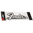 Fender Silver Metallic Amp Logo 3D Sticker for Guitars Amplifier Case For Cheap