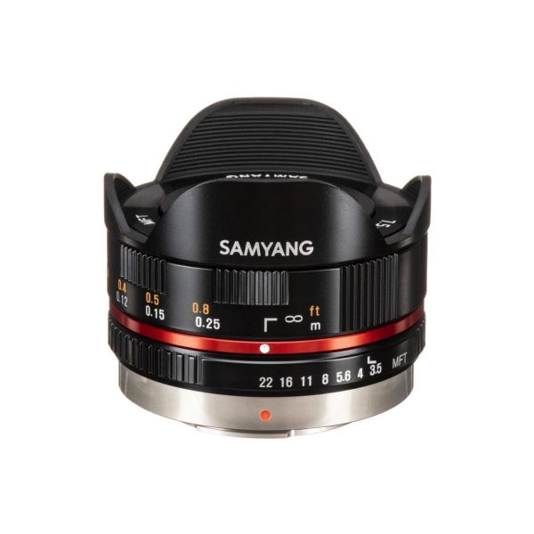 Samyang 7.5mm f 3.5 UMC Manual Focus Wide Angle Fisheye Lens for Micro Four Thirds MFT Mirrorless Camera | SY75MFT-B Online