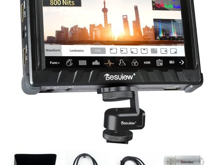 Desview   Bestview P5II 5.5-Inch HDR Camera Field Monitor with HB 800nits, 4K HDMI 1920 x 1080 Resolution and Custom 3D LUTs for DSLR and Mirrorless Cameras Sale