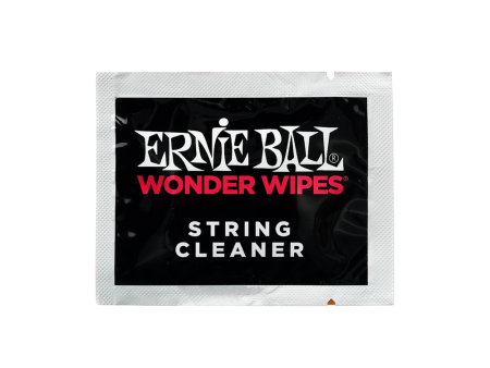 Ernie Ball Wonder Wipes Guitar String Cleaner with Lubricating Formula for Optimum Tones and Longer String Life | 4277 Online now