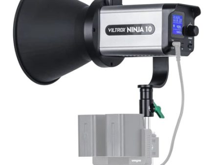 VILTROX NINJA 10 LED 120W Daylight Handheld COB Studio Fill Light with 5600K Color Temperature, 6 Lighting Effect Presets and Mobile APP Control for Mobile and Studio Photography Online