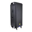 KEVLER DJX-1500 15  800W 3-Way Full Range Rechargeable Active Trolley Speaker with Dual Wireless Mic Selectable Frequency, USB   FM   Bluetooth Function, 2 AUX, Mic, and Guitar Inputs on Sale