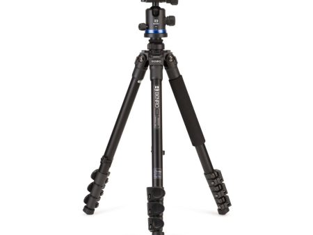 [CLEARANCE] Benro TAD Adventure Series Quick Release Aluminum Tripod with Ball Head, 17.6 lb   26.5 lb Payload, 4 Section Legs, 90 Degree Notch for Photography, Videography (Available in 60.2 , 65.4 ) Discount