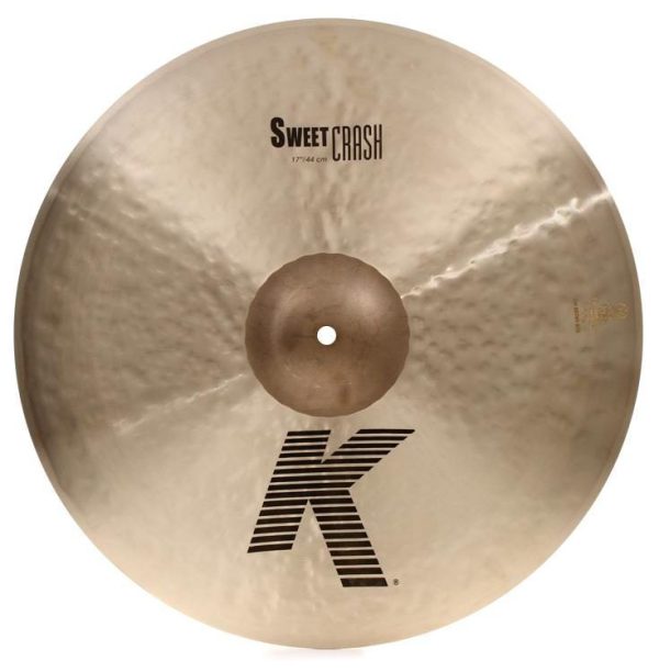 Zildjian K Sweet 16    17  Brass Crash Cymbal with Dark Sweet Tones for Drums | K070 Fashion