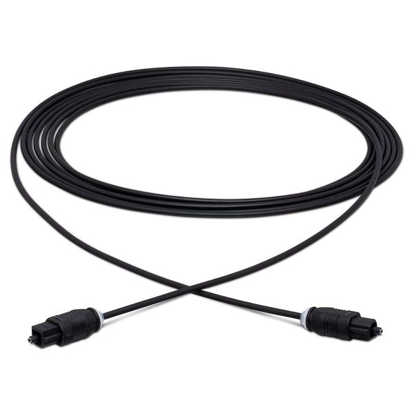 [CLEARANCE] Hosa 3ft   6ft Toslink Male to Male Digital Fiber Optic Cable Compatible with ADAT, S PDIF, Dolby Digital, and DTS Surround Audio | OPT-103, OPT-106 Fashion