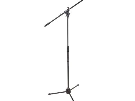 PROEL Die Hard DHPMS40 Professional Boom Microphone Stand with 3 8  to 5 8  Thread Adapter, 1.69m Max Height, and Die-Cast Aluminum Construction for Live Performances and Events For Discount