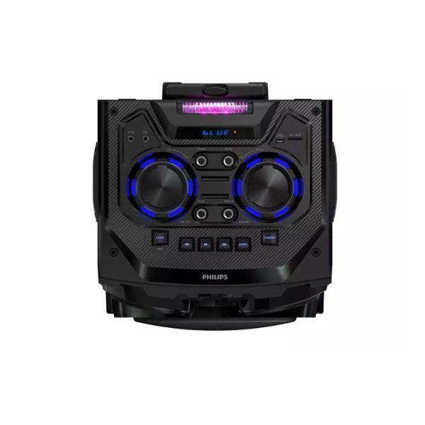 Philips 100W Bluetooth Mono Party Speaker with LED Display, 6.3mm Mic Guitar Inputs, Built-In Battery, USB   AUX   SD Card   FM Connectivity (TAX3305 73) Online