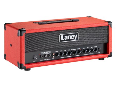 Laney LX120RH 120W Twin Channel Guitar Amplifier Head with 3-Band Equalizer, On-Board Tuner, Reverb, and 6.35mm AUX Input for Electric Guitars Online now