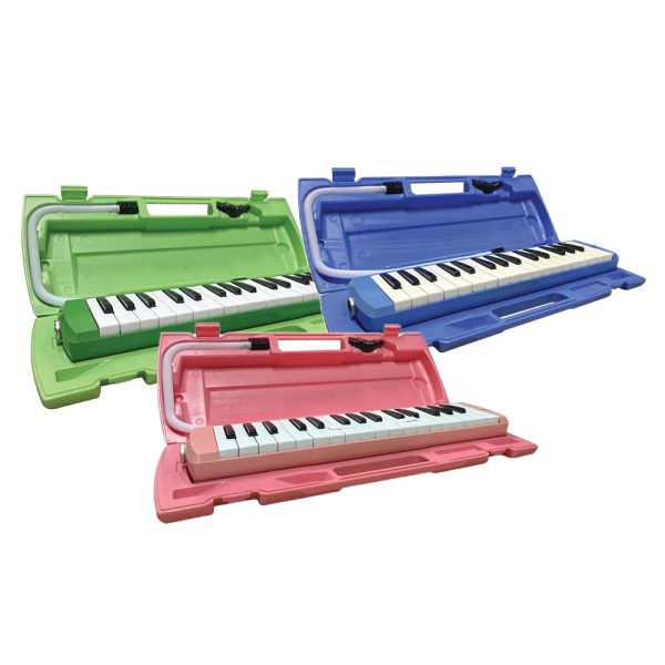 Fernando 32 Keys Melodion Keyboard Piano with Short Mouth Piece and Plastic Case (Blue, Green, Pink) | MM-32N Online Sale