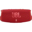 [CLEARANCE] JBL Charge 5 Portable Wireless Bluetooth Speaker with IP67 Waterproof and Dustproof Rating, Dual Passive Bass Radiators, 20Hrs Battery Life USB Type C Cable (Black, Blue, Squad, Teal, Red) For Discount