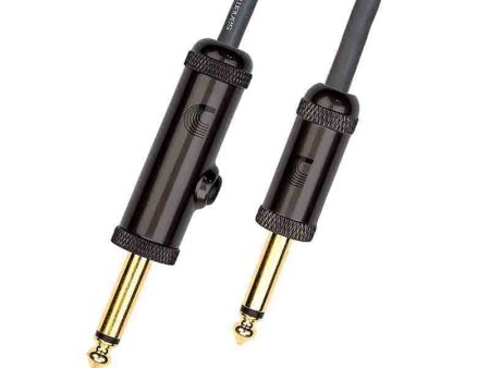 Planet Waves 15ft Circuit Breaker Instrument Cable Gold Plated with 1 4  TS Male to Male Plugs For Guitar | PW-AG-15 Cheap