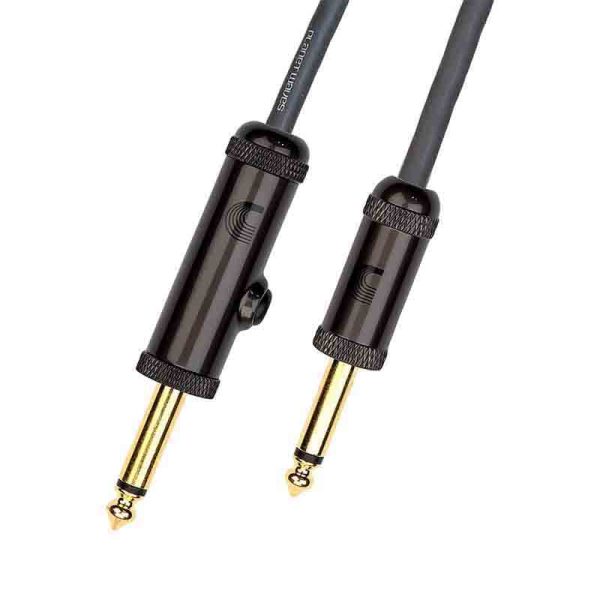 Planet Waves 15ft Circuit Breaker Instrument Cable Gold Plated with 1 4  TS Male to Male Plugs For Guitar | PW-AG-15 Cheap