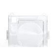 Pikxi CSQ40 Fujifilm Instax Square SQ40 Acrylic Crystal Transparent Protective Camera Case Bag with Shoulder Strap - Clear Online