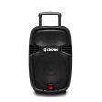 Crown 600W 15  2-Way Baffle Passive Portable Trolley Speaker with SpeakOn Terminal for Indoor and Outdoor Use | PRO-5008 Online