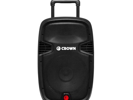 Crown 600W 15  2-Way Baffle Passive Portable Trolley Speaker with SpeakOn Terminal for Indoor and Outdoor Use | PRO-5008 Online