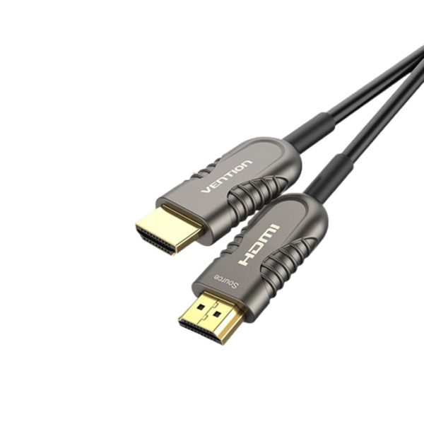 [CLEARANCE] Vention 8K FUHD 60Hz HDMI 2.1 Male to Male Gold-Plated Active Fiber Optic Video Audio Sync Cable with 48Gbps Bandwidth, Dolby Surround Capability and 3D Visual Support | AAZB Cheap