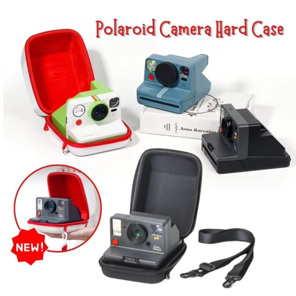 Pikxi Protective Hard Case Storage Bag for Polaroid I-2   Now   Now+ Instant Film Cameras with Body Strap Fashion