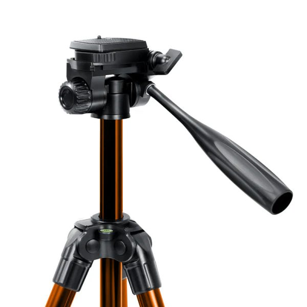 [CLEARANCE] Triopo K168 4-Section Camera Tripod with 55  Max Height, 8Kg Max Payload and QR Quick Release Plate Mount for Professional Photography and Videography (Orange, Black) Online